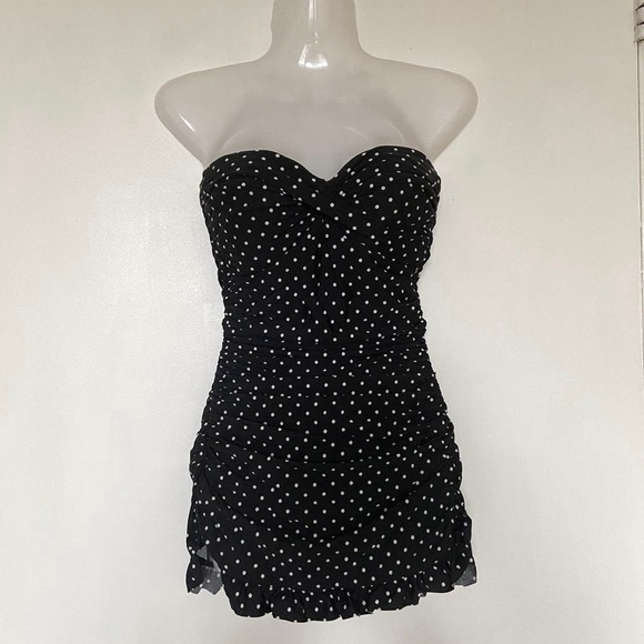 Polka Dot One Piece Swimsuit - Picture 2 of 7